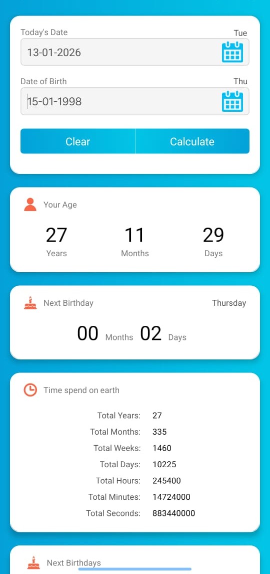 Age Calc 2